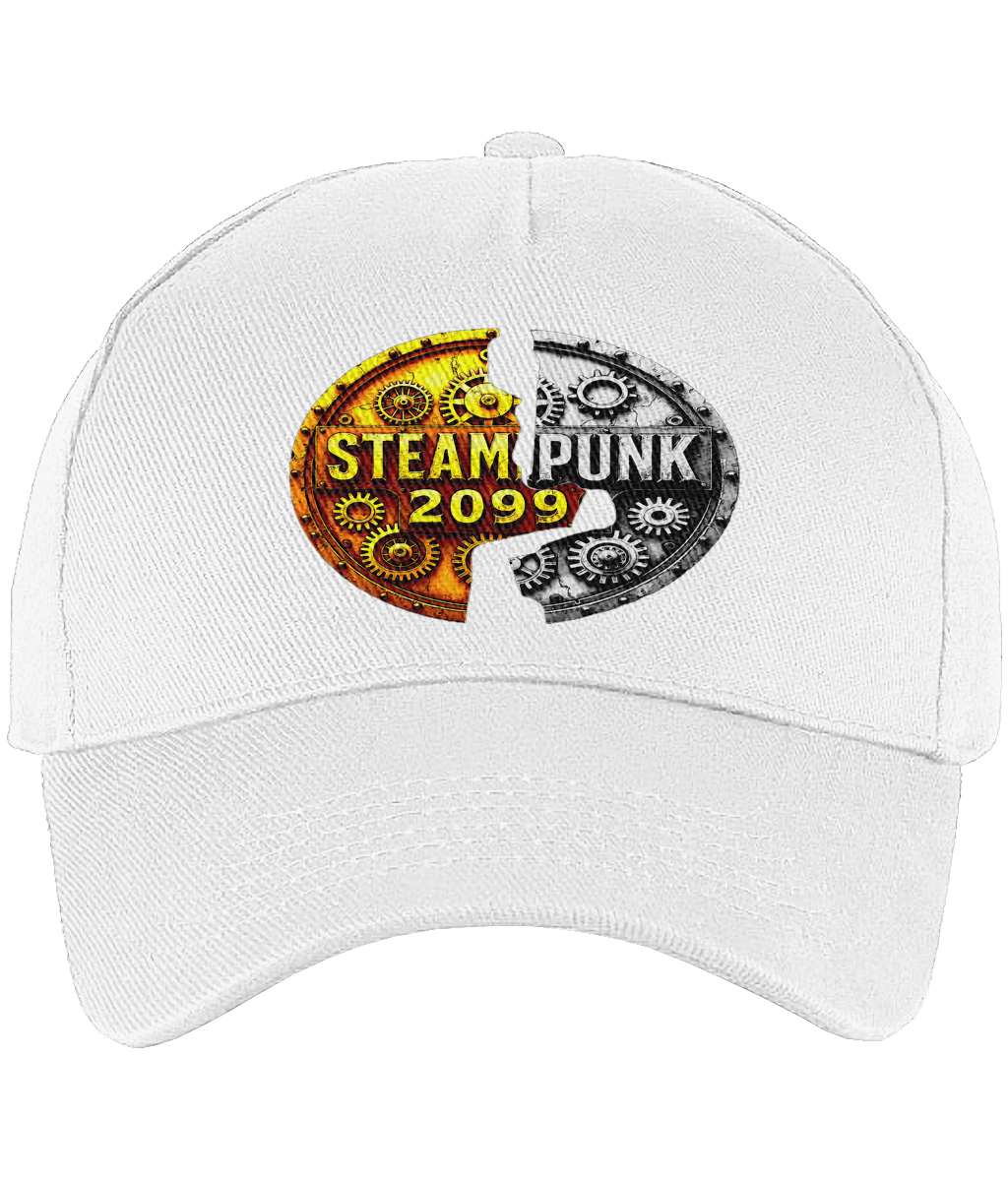 Ultimate 5 Panel Cap #001 Steampunk 2099- silver/gold logo