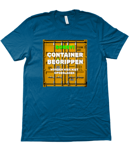 t-shirt_deep_teal_sorry_containerbegrippen-oranje